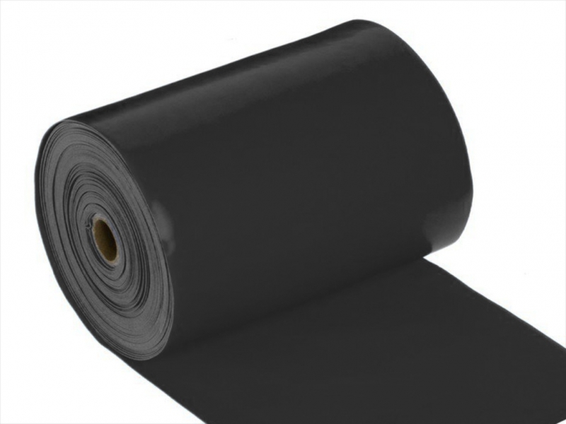 Эспандер латексная лента гимнастическая. Длина 25 м, ширина 15 см, толщина 0.05 см. Продаётся бухтой. (чёрный)