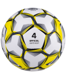 Мяч футзальный Optima, №4, белый/черный/желтый, Jögel
