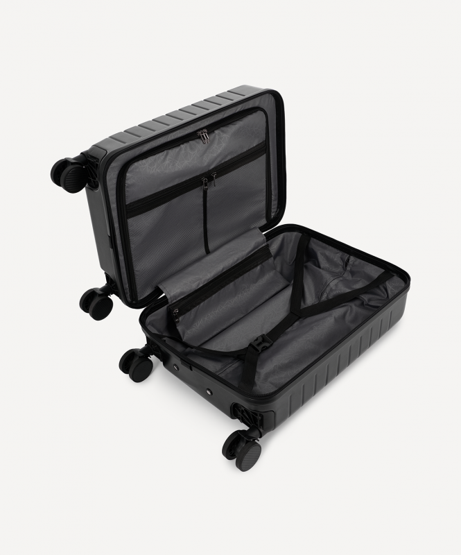 Чемодан для ручной клади JÖGEL ESSENTIAL Carry on Spinner, черный ЦБ-00004830