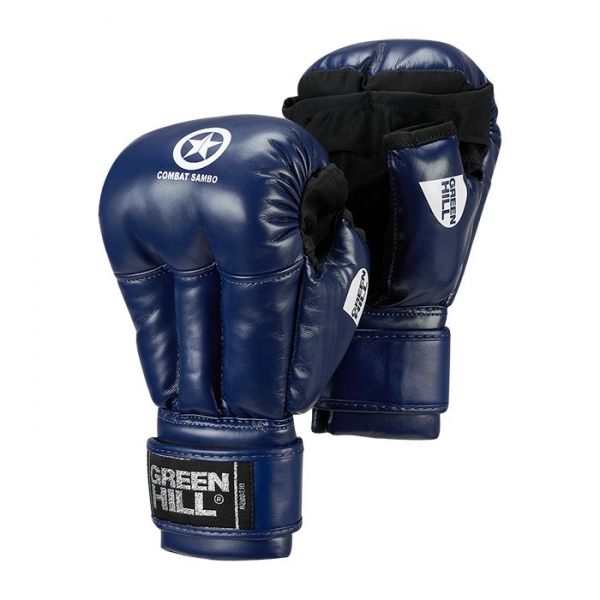 Перчатки Combat Sambo синие Green Hill PG-2047cs S