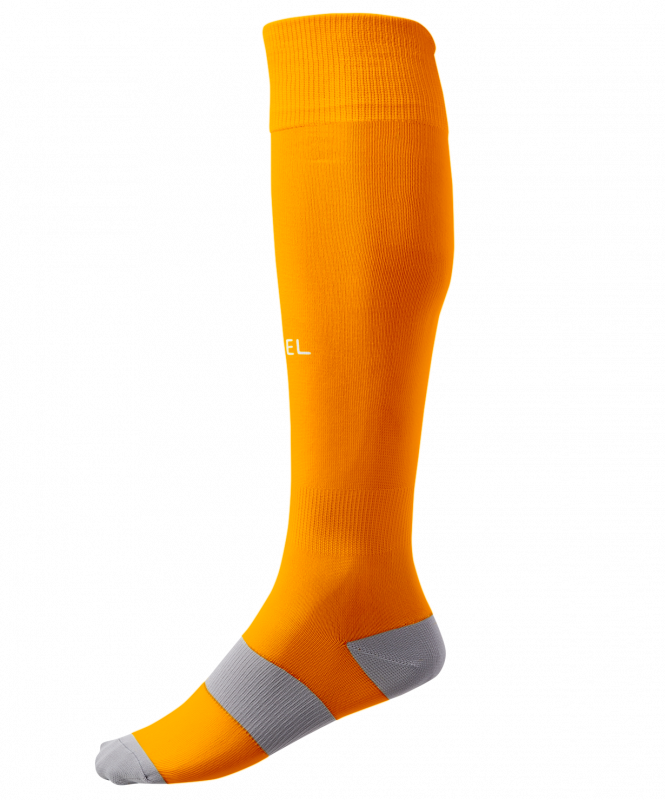 Гетры футбольные CAMP BASIC SOCKS, оранжевый/серый/белый, размер 35-38, Jögel УТ-00021435