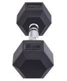 Гантель гексагональная DB-301 9 кг, обрезиненная, черный, Starfit УТ-00019790