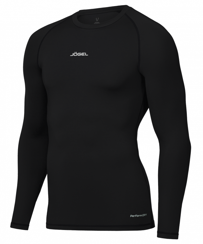 Футболка компрессионная с длинным рукавом CAMP PerFormDRY Baselayer LS Tee, черный, размер S, JÖGEL ЦБ-00004014