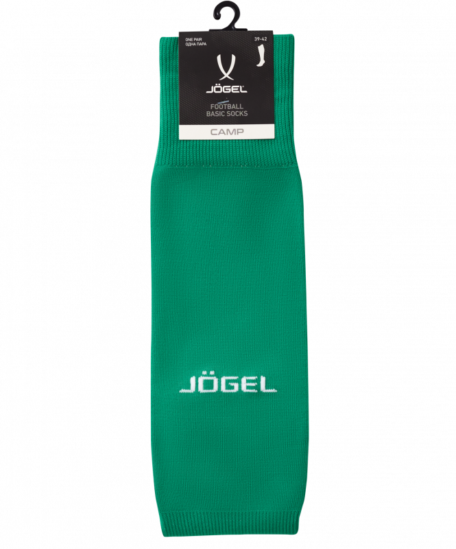 Гетры футбольные CAMP BASIC SOCKS, зеленый/серый/белый, размер 35-38, Jögel УТ-00021441