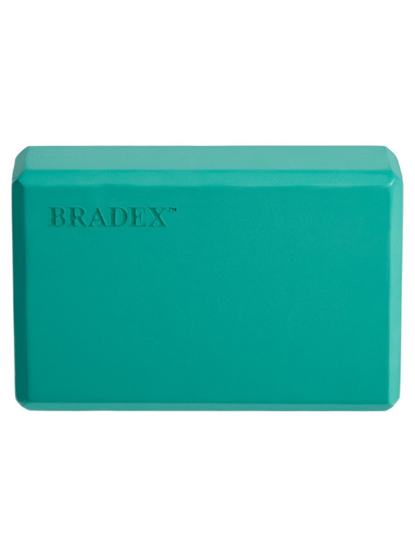 Блок для йоги бирюзовый BRADEX SF 0408