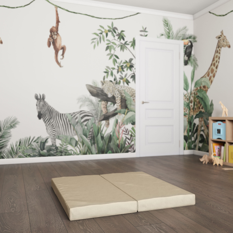 Мат (мягкий щит) Romana 1000*1000*80, в 2 сложения (серый)