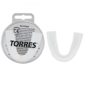 Капа боксерская TORRES, арт. PRL1021WT, термопластичная, белый