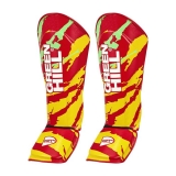 Защита голень-стопа JUMBO красно-желтая Green Hill SIJ-2166 L