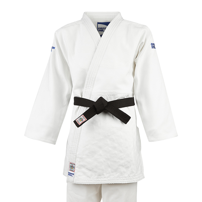 Кимоно Дзюдо SUPER одобрено IJF белое 2024 Green Hill JSS-10211 2/150 см