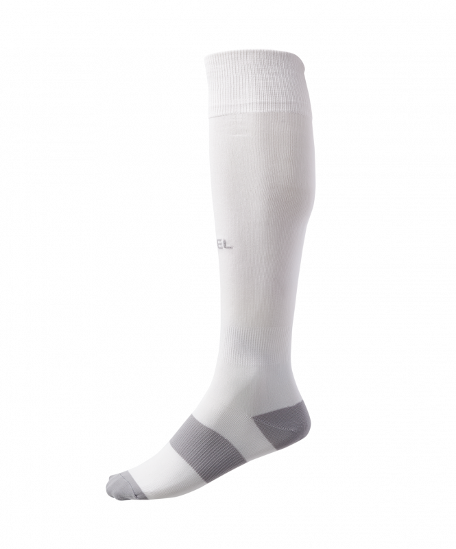 Гетры футбольные JÖGEL CAMP BASIC SOCKS 00, белый/серый/серый, размер 39-42 ЦБ-00006318