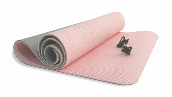 Коврик для йоги 6 мм TPE розовый IRONMASTER IRBL17107-P
