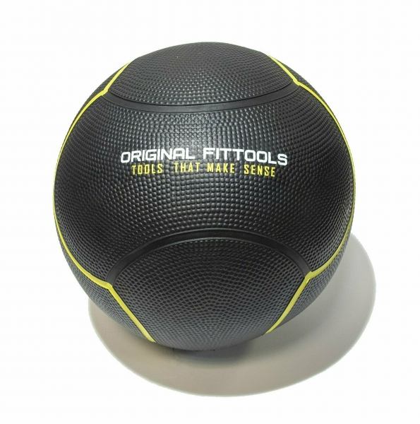Мяч тренировочный черный 5 кг Original FitTools FT-UBMB-5