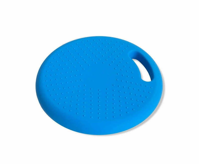 Массажно-балансировочная подушка с ручкой синяя Original FitTools FT-BPDHL (BLUE)