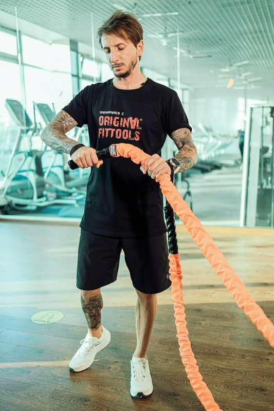 Канат для функционального тренинга 38 мм х 15 м Original FitTools FT-BTR-38-15000