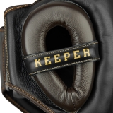 боксерский шлем KEEPER чёрный/тёмно-коричневый Green Hill THBHFF-12 S