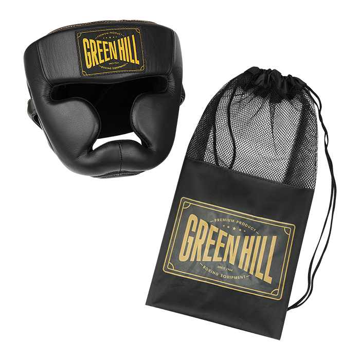 боксерский шлем KEEPER чёрный/тёмно-коричневый Green Hill THBHFF-12 S