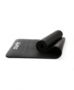 Коврик для йоги и фитнеса FM-301, NBR, 183x61x1,0 см, черный, Starfit