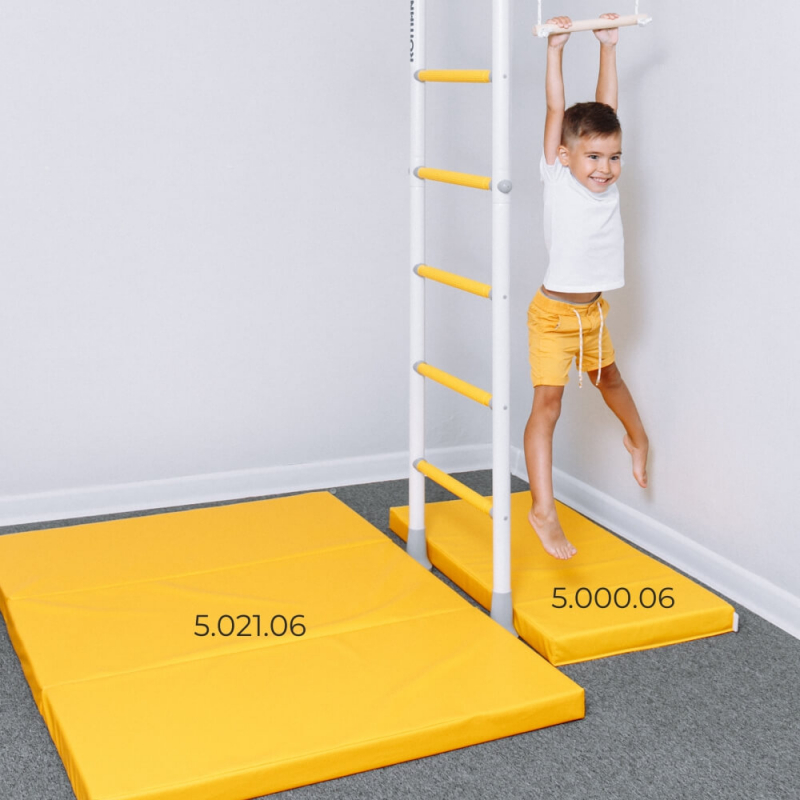 Мат (мягкий щит) Romana 1000*1500*60, в 3 сложения (желтый)