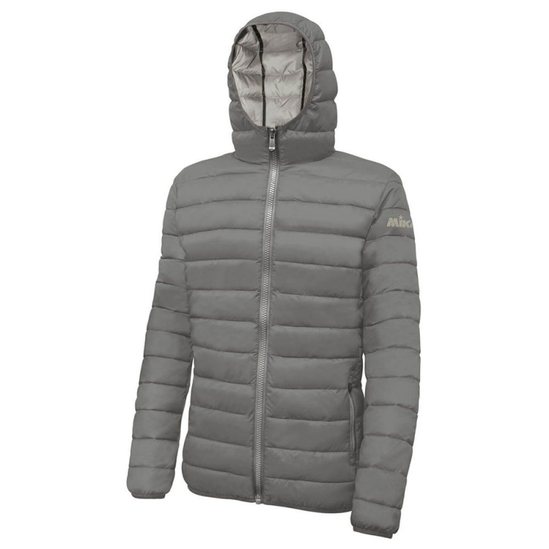 Куртка демисезонная с капюшоном MIKASA MT912-0020-XS, размер XS, серый