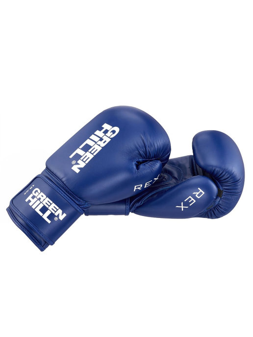 Боксерские перчатки REX синие Green Hill BGR-2272 14oz