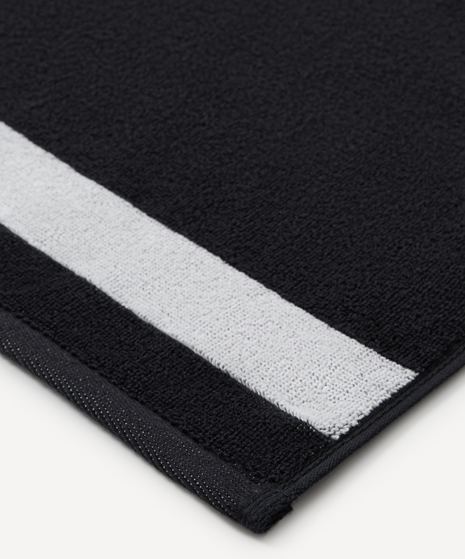 Полотенце спортивное JOGEL ESSENTIAL 2 Towel, 70х140, черный/белый, размер Б/Р ЦБ-00008856