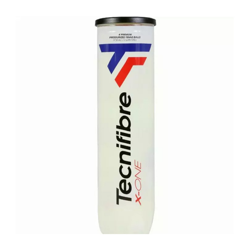 Мяч теннисный Tecnifibre X-One ATP 4B, 60XONE364, уп.4шт, одобр. ITF, войлок, нат.резина, желтый