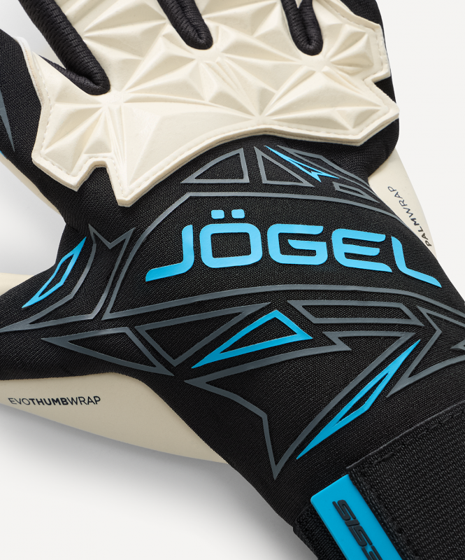 Перчатки вратарские JOGEL Genesis UL4 Evolution negative hybrid, черный, размер 10 ЦБ-00007124