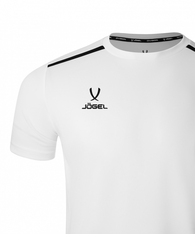 Футболка тренировочная DIVISION Training Tee, белый, размер L, Jögel ЦБ-00004626