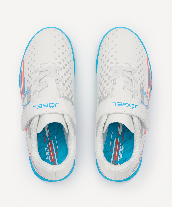 Бутсы зальные JOGEL Evofly IN Talant White/blue, детский, размер 34 ЦБ-00004204