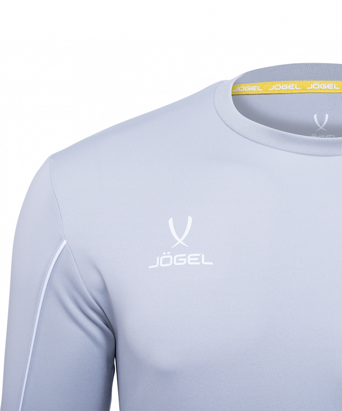 Футболка вратарская CAMP GK Padded LS, серый/черный/белый, детский, размер YM, Jögel УТ-00016233