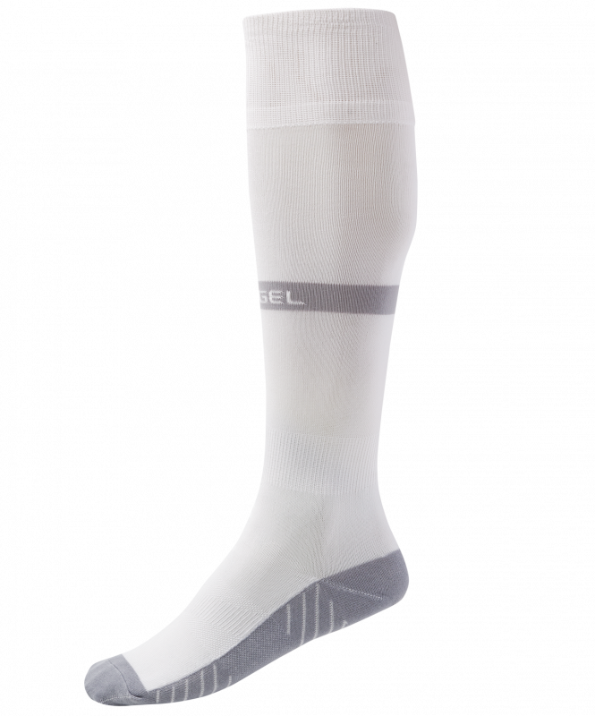 Гетры футбольные CAMP ADVANCED SOCKS, белый/серый, размер 35-38, Jögel УТ-00021447