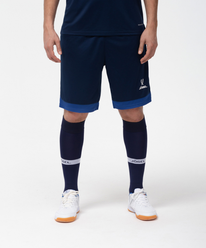 Гетры футбольные CAMP ADVANCED SOCKS, темно-синий/белый, размер 39-42, Jögel УТ-00021446