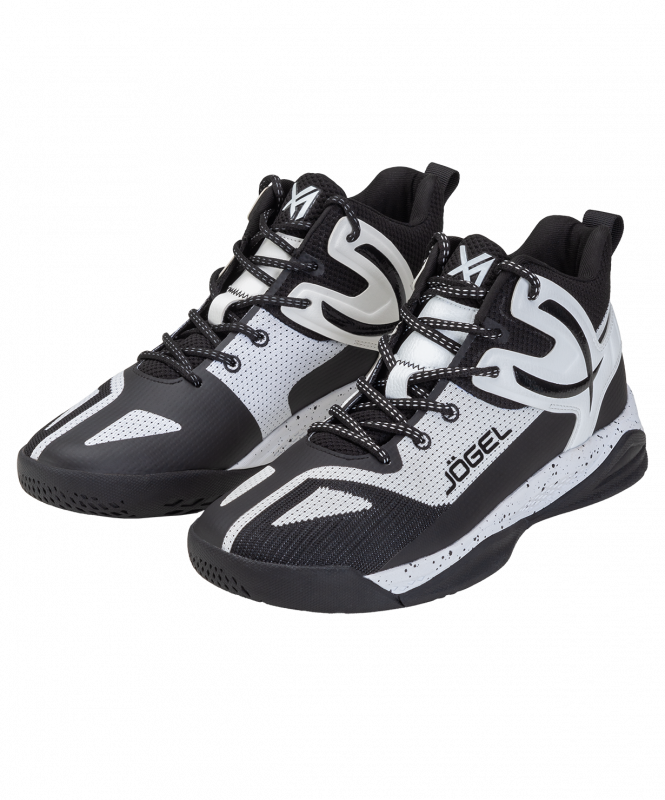 Кроссовки баскетбольные X1, White/black, размер 40, Jögel ЦБ-00003517