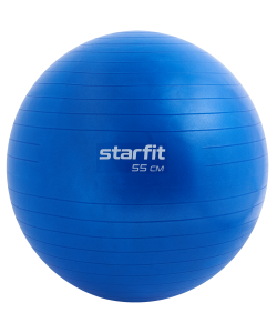 Фитбол GB-108 антивзрыв, 900 гр, синий, 55 см, Starfit