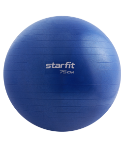 Фитбол Core GB-108 антивзрыв, 1200 гр, темно-синий, 75 см, Starfit