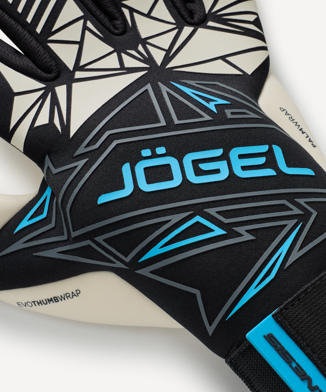 Перчатки вратарские JOGEL Genesis SL4 Negative hybrid, черный, размер 8,5 ЦБ-00007123