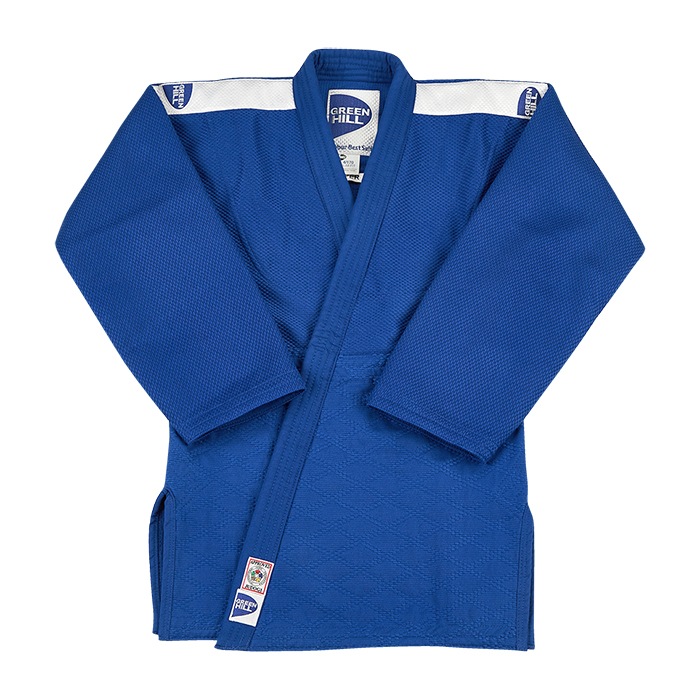 Кимоно Дзюдо SUPER одобрено IJF синее Green Hill JSS-10212 6,5/195 см