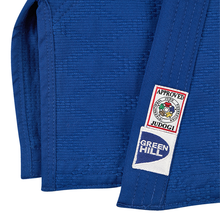 Кимоно Дзюдо SUPER одобрено IJF синее Green Hill JSS-10212 6,5/195 см