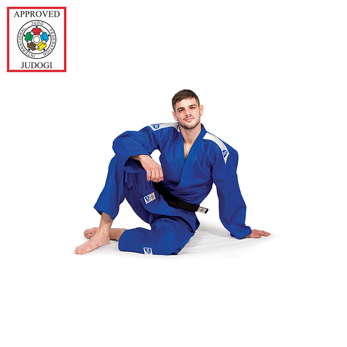 Кимоно Дзюдо SUPER одобрено IJF синее Green Hill JSS-10212 6,5/195 см