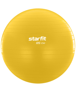 Фитбол GB-108 антивзрыв, 1500 гр, желтый, 85 см, Starfit