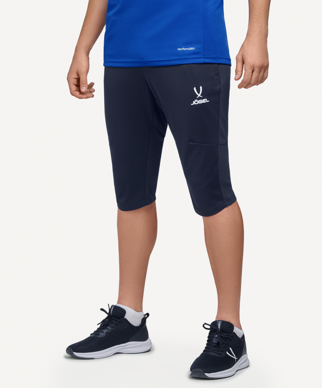 Брюки тренировочные DIVISION PerFormDRY Pro Training Pants 3/4, темно-синий, размер XS, Jögel ЦБ-00001838