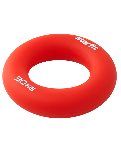 Эспандер кистевой ES-404 &quot;Кольцо&quot;, диаметр 8,8 см, 30 кг, силикогель, красный, Starfit