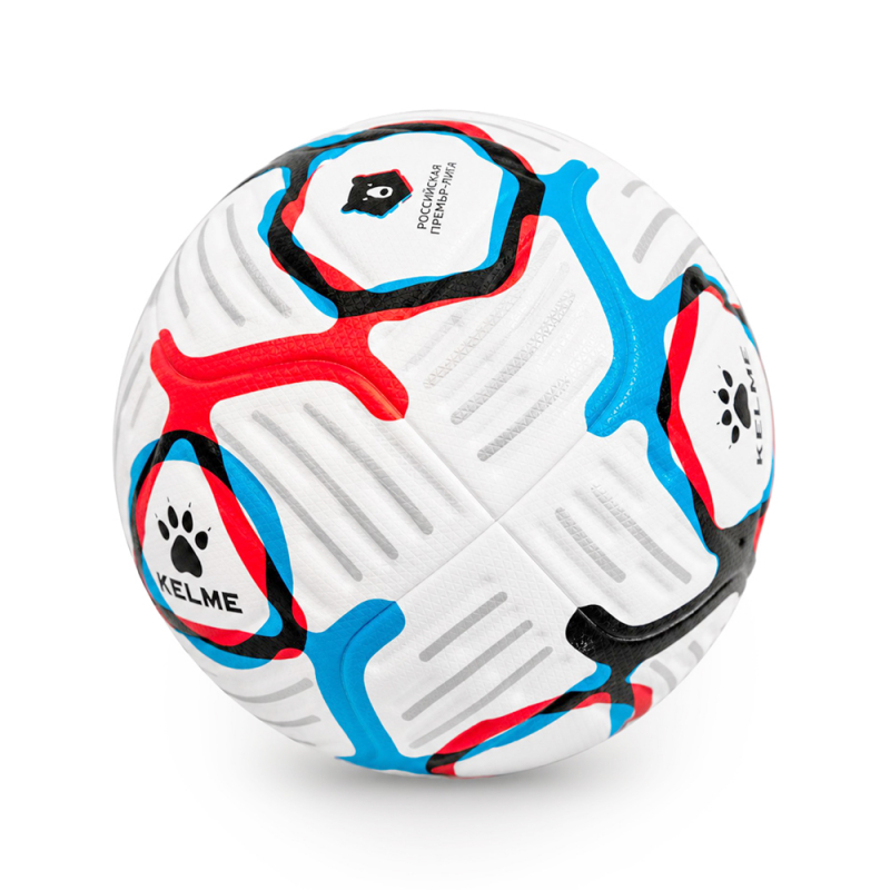 Мяч футб. KELME Russian Premier League, 7601QU5216-100, размер 5, FIFA Pro, 10п, ПУ, термосш, бел-син-кр