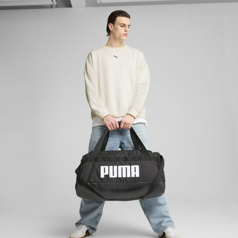 Сумка спортивная PUMA Challenger Medium Sports Bag, 09114501, полиэстер, черный