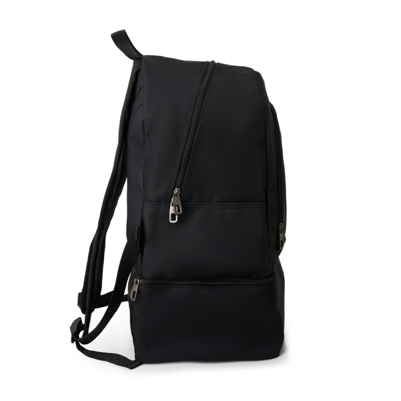 Рюкзак спорт. +ADRENALINA Reed, 4307-049, полиэстер, с отсеком для обуви, черный