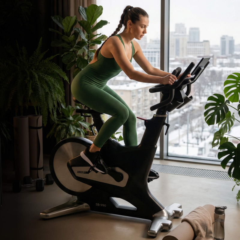 Велотренажер Спин-байк UNIX Fit SB-990 профессиональный / PRO SB990PRO