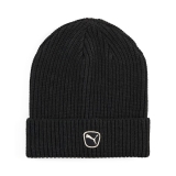 Шапка PUMA Cat Patch Mid Crown Beanie, 02735601, 100% полиэстер, черный