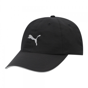 Бейсболка спорт. PUMA Running Cap III 02616901, 100% полиэстер, черный
