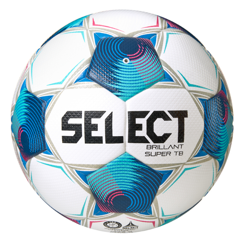Мяч футб. SELECT Brillant Super TB V25, 3615971003, р.5, FIFA PRO, ПУ, 32 пан. термосш, бело-голубой