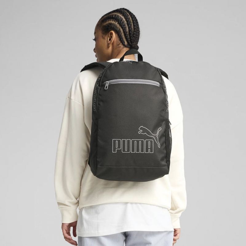 Рюкзак спорт. PUMA Phase Backpack, 09116601, полиэстер, черный